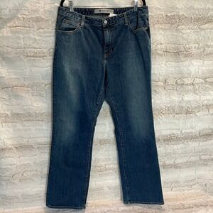 Gap Modern Boot Cut Jeans Blue‎ Size 16 34x31 Denim Stretch Western
